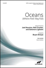 Oceans SATB choral sheet music cover